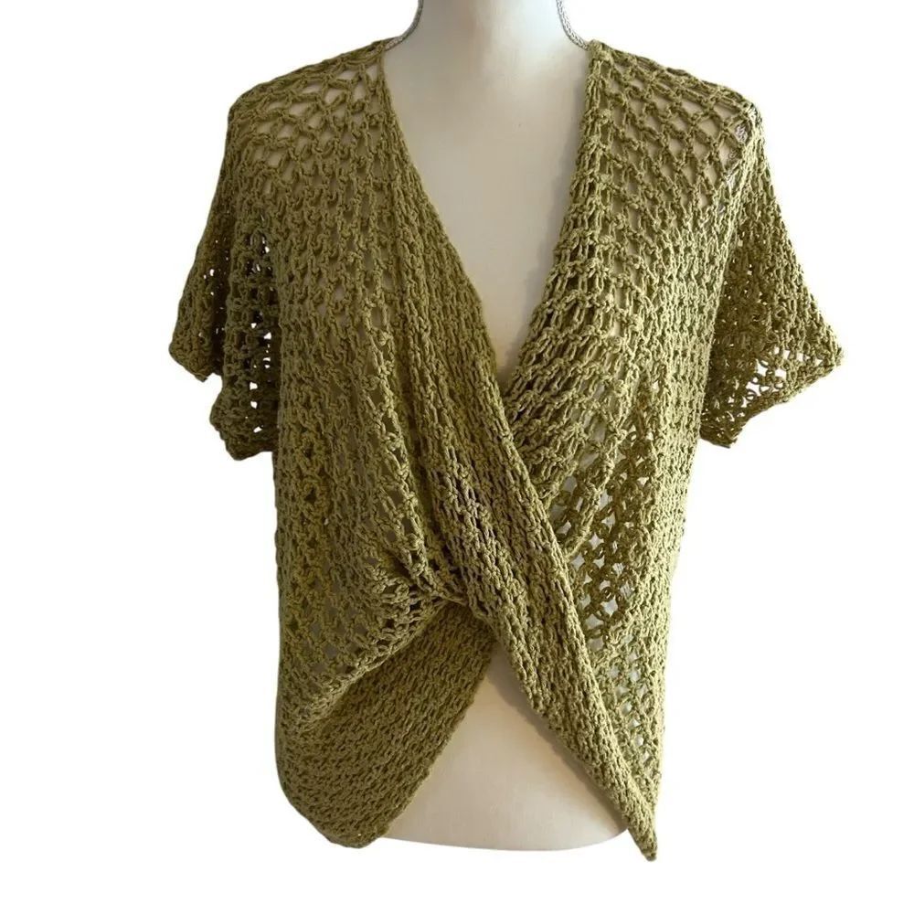 Pure Crochet Top Poncho Pattern Y2K OS